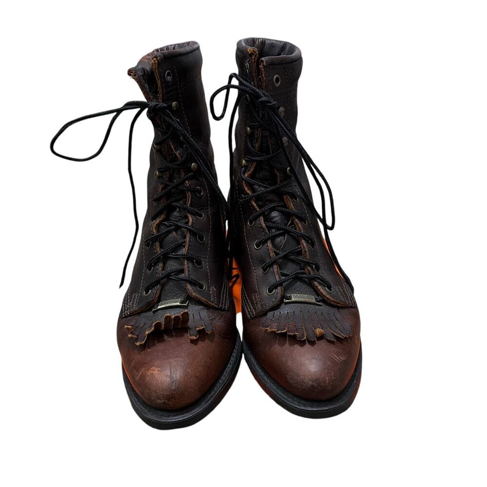 Double-H Women's 8" Lacer Briar Pitstop Leather Western Work Boot 9300 Size 10